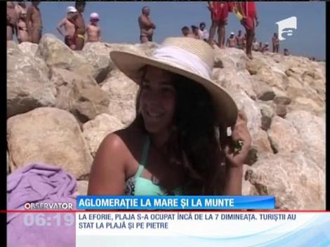 Aglomeraţie la munte şi la mare