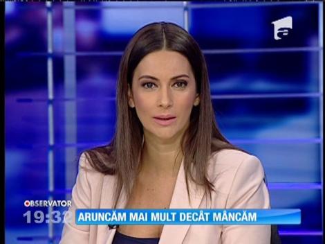 Românii fac risipă la alimente