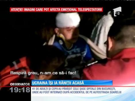 Ucraina își ia răniții acasă