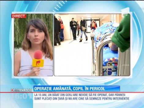 Un copil nu poate fi operat pentru că există niciun adult care să îşi dea acordul!
