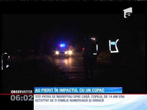 Un bărbat şi un copil de 14 ani au murit într-un grav accident rutier, în judeţul Dâmboviţa