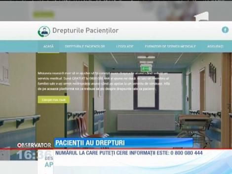 Noi instrumente pentru pacienți, un call-center şi o pagină de internet