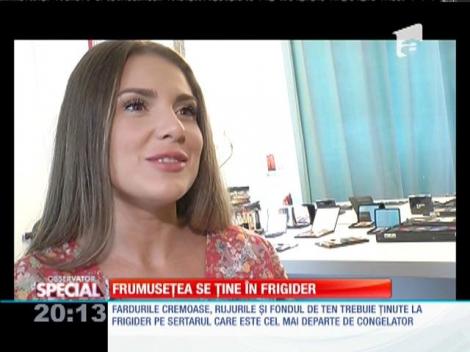 SPECIAL! Cosmeticele se păstrează cel mai bine în frigider