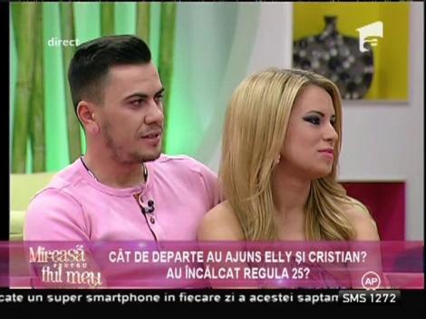 Au încălcat regula 25!? Elly şi Cristian, surprinşi în ipostaze fierbinţi! Imaginile au creat isterie printre fani