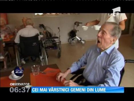 Cei mai vârstnici fraţi gemeni în viaţă trăiesc în Belgia şi au împlinit 102 ani