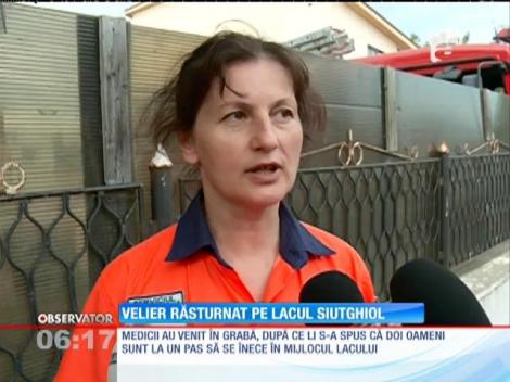 O plimbare cu velierul pe lacul Siutghiol s-a încheiat la un pas de înec pentru doi bărbaţi