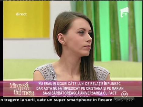 Cristiana şi Marian, aniversare romantică! Ce surprize şi-au pregătit cei doi concurenţi