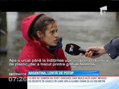 Inundaţii devastatoare în Argentina