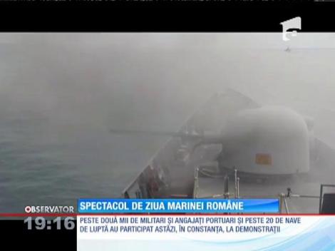 Spectacol incendiar de Ziua Marinei Române