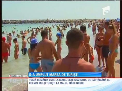 Plajele de la malul Mării Negre, pline de turiști