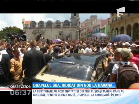 Ambasada Statelor Unite din Cuba, redeschisă după 54 de ani