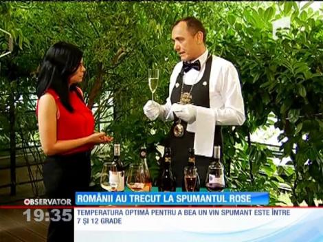 Românii au devenit mari consumatori de vinuri spumante și rose