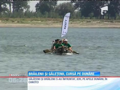 De Ziua Marinei, gălățenii și brăilenii s-au întrecut pe apele Dunării