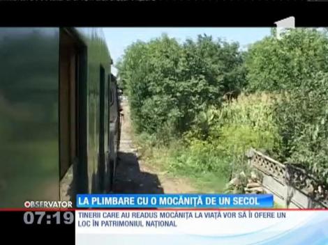 La plimbare cu o mocănița de 100 de ani