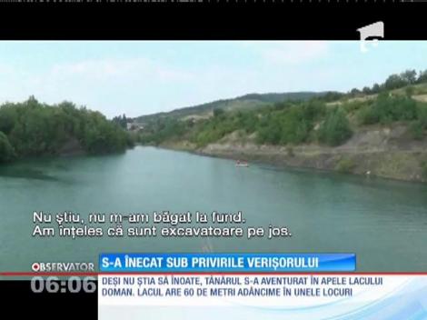 Tânăr înecat la scăldat