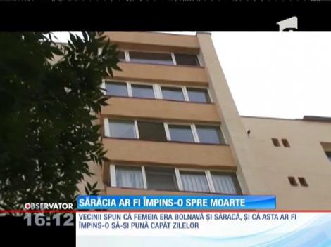 O femeie de 66 de ani din Braşov s-a aruncat de la geamul apartamentului său