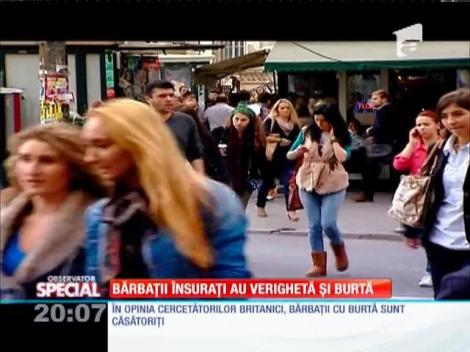 SPECIAL! Bărbaţii însuraţi au verighetă şi burtă