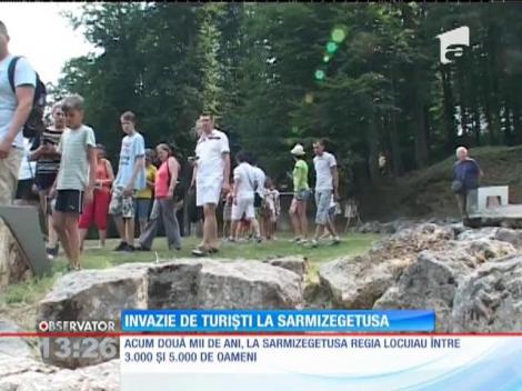 Invazie de turiști în fosta capitală dacică, Sarmizegetusa Regia