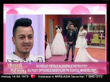 Îndrăgostiţii au probat vestimentaţiile alese de parteneri!