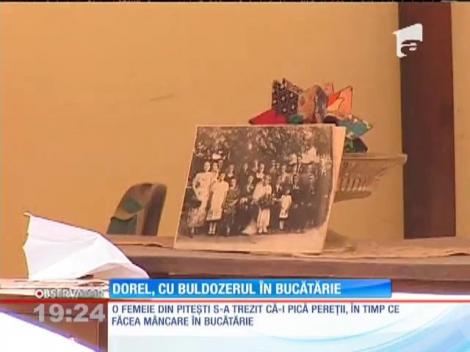 Dorel a lovit din nou! A dărâmat o casă din Piteşti!