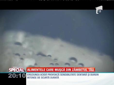 SPECIAL! Alimentele şi băuturile acide distrug dinţii