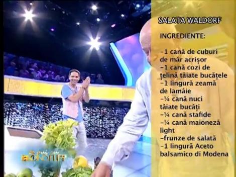 Mihai Tatulici provocat să pregătească o reţetă din cartea sa