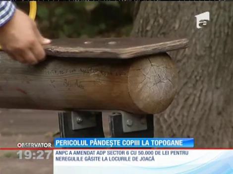 Joaca nu e joacă, e pericol curat în multe parcuri din Bucureşti