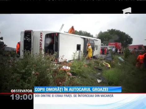 Un autocar cu zeci de turişti moldoveni s-a răsturnat la Brăila