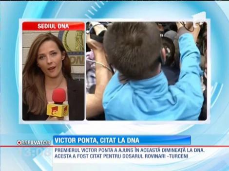 Premierul Victor Ponta, citat la DNA
