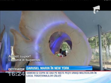Un carusel marin a fost inaugurat în New York