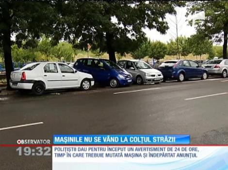 Mașinile nu se vând la colț de stradă