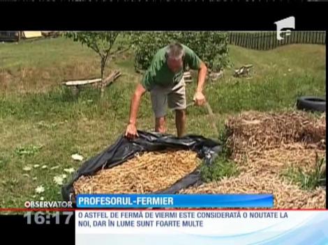 Un profesor de matematică din Harghita produce humus de râmă