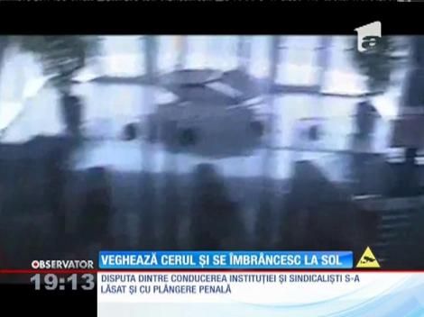 Managerul ROMATSA, Aurel Stanciu, și unul dintre liderii de sindicat aproape s-au luat la bătaie