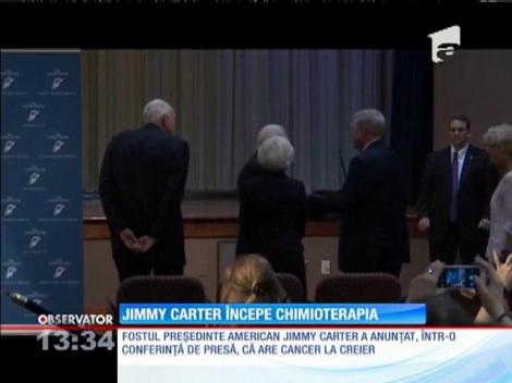 Fostul preşedinte american Jimmy Carter va începe chimioterapia