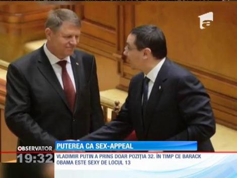 Victor Ponta și Klaus Iohannis, într-un top al celor mai sexy lideri din lume
