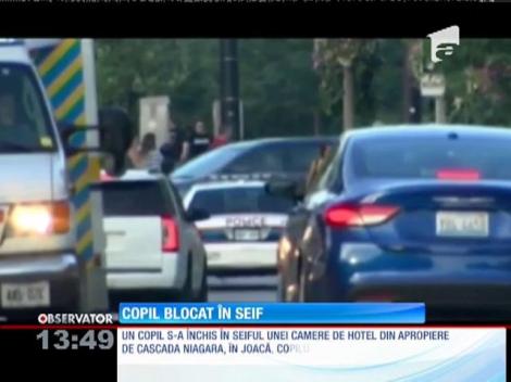 Un copilaş a rămas închis în seiful unei camere de hotel de la Cascada Niagara