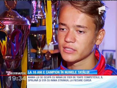 Alin Grădinaru, campion european la Motocross