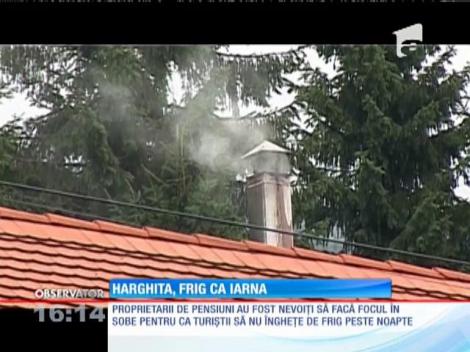 Vreme de iarnă la Harghita