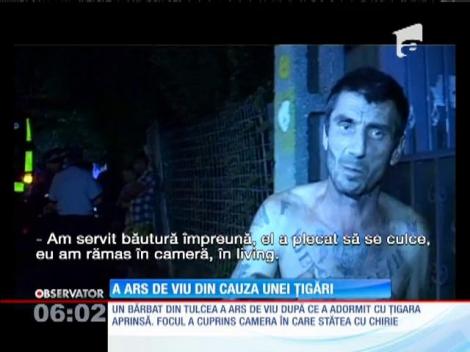 A ars de viu din cauza din cauza unei țigări!