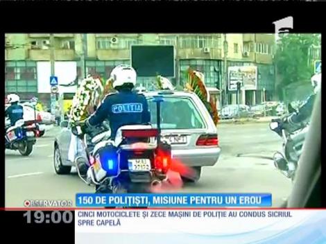 Agentul Gheorghe Ionescu va fi înmormântat cu onoruri militare