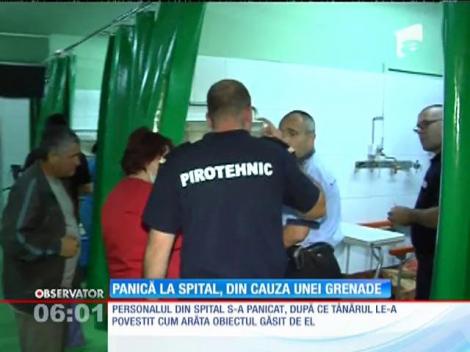 Un tânăr din Galaţi a găsit pe faleza Dunării un obiect asemănător unei grenade