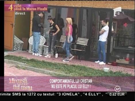 Comportamentul lui Cristian nu este pe placul lui Elly!