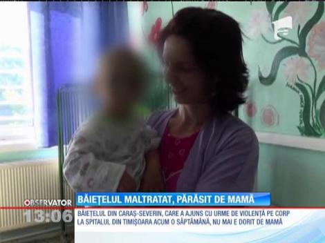 Bebeluşul de un an şi cinci luni din Caraş-Severin maltratat, părăsit de mamă