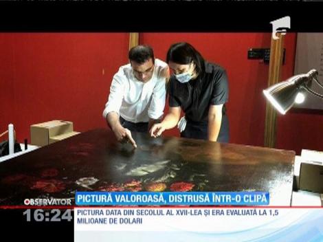 Un copil a distrus un tablou de 1,5 milioane de dolari