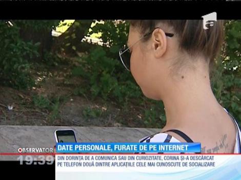 Date personale, furate de pe internet