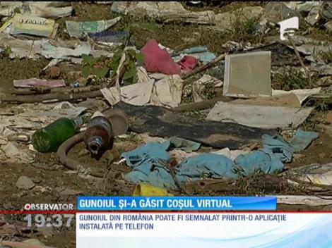 Gunoiul din România poate fi semnalat printr-o aplicație instalată pe telefon