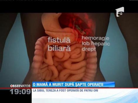 O mamă a murit după 7 operații! Familia îi acuză pe medici malpraxis