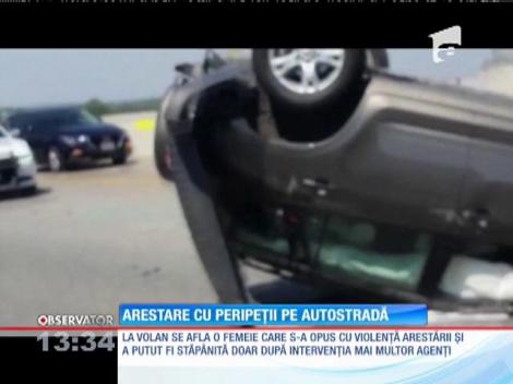Arestare cu peripeţii pe autostradă din SUA