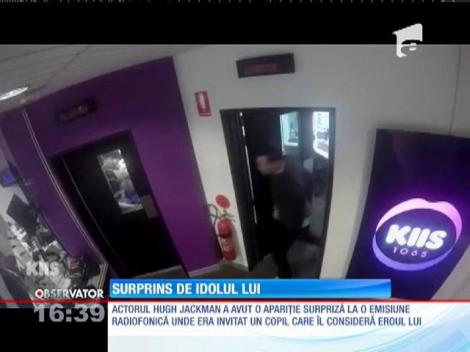 Actorul Hugh Jackman i-a făcut o surpriză de neuitat unui copil