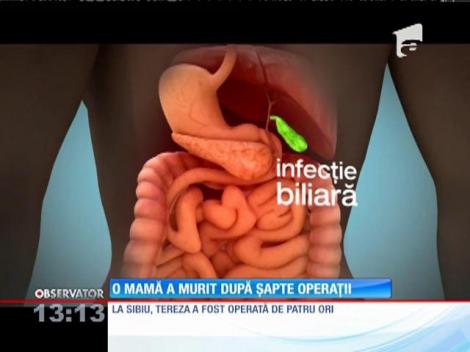 O mamă a murit după şapte operaţii